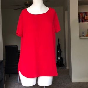Simple Red blouse